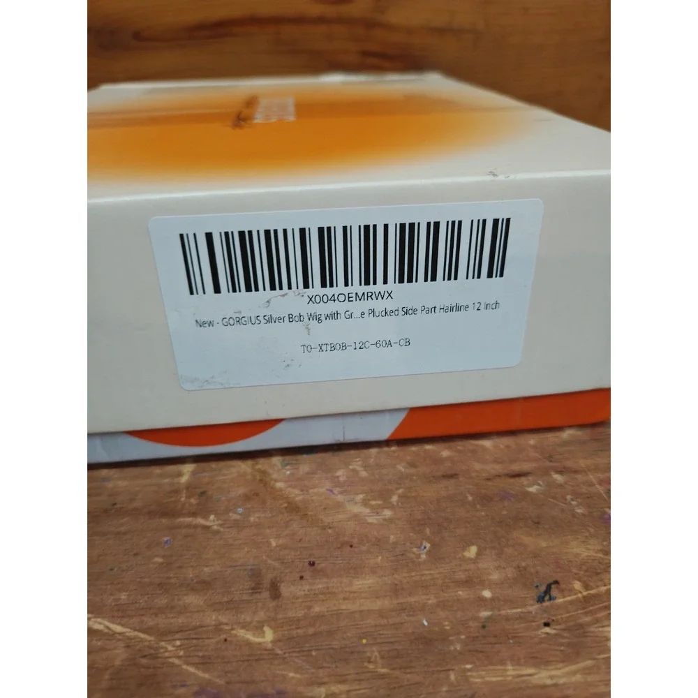gorgius silver bob plucked side part 12 inch wig grey‎  TO-XTBOB-12C-60A-CB C3